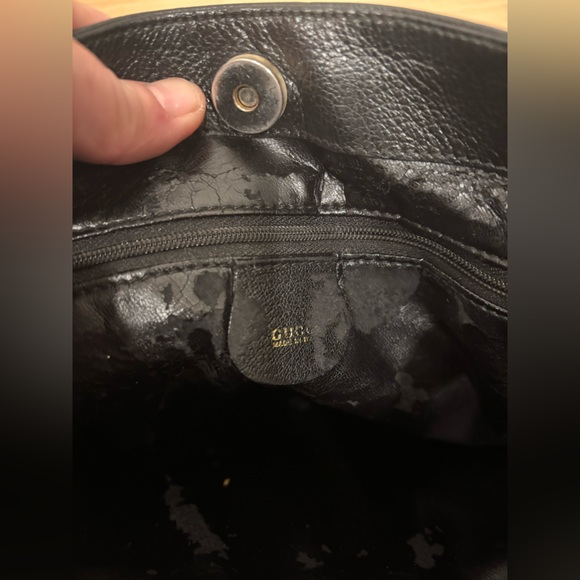 Vintage black leather Gucci Bag - Picture 16 of 16